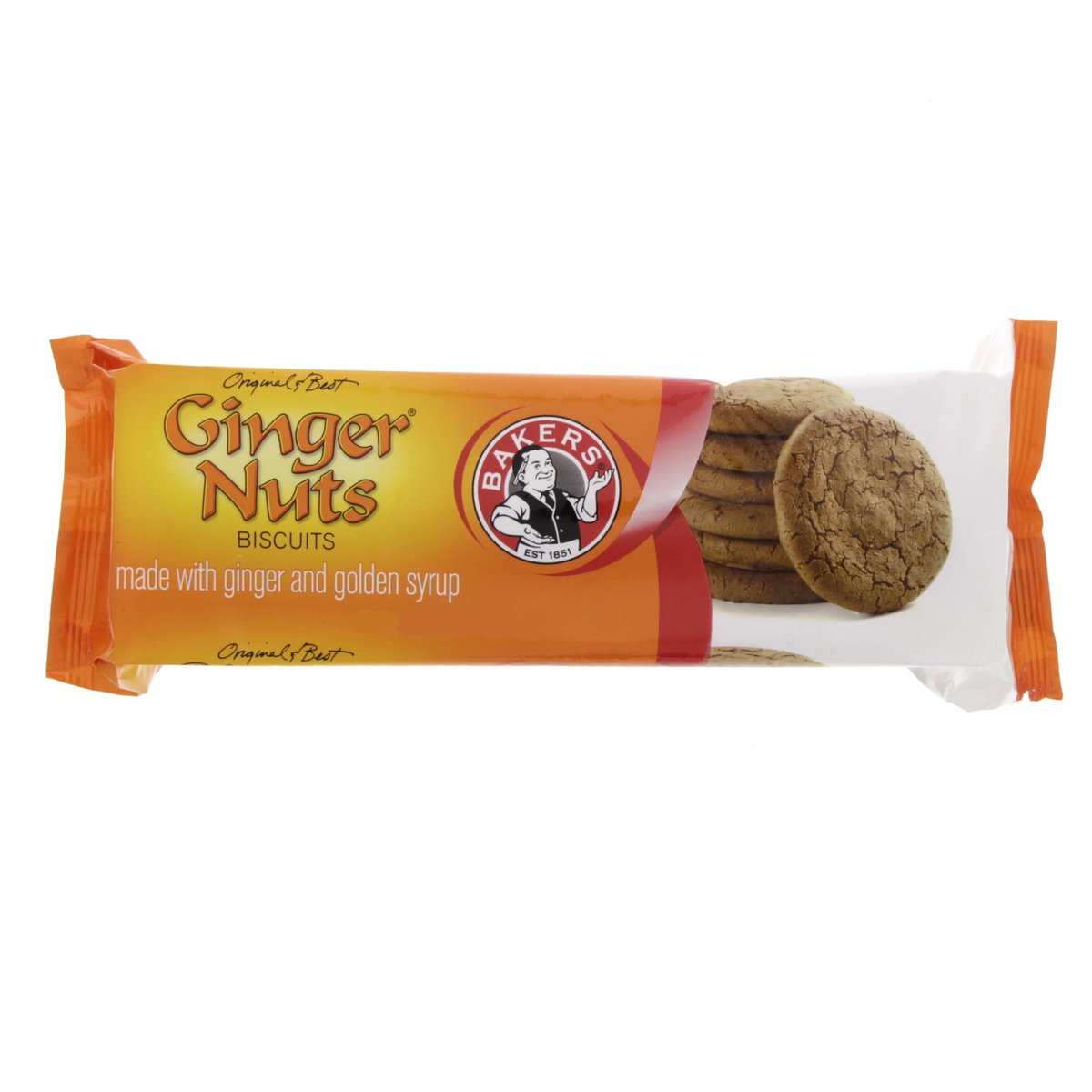 Bakers Ginger Nuts Biscuits 200g