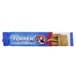 Bakers Topper Vanilla Flavoured Cream Biscuits 125g