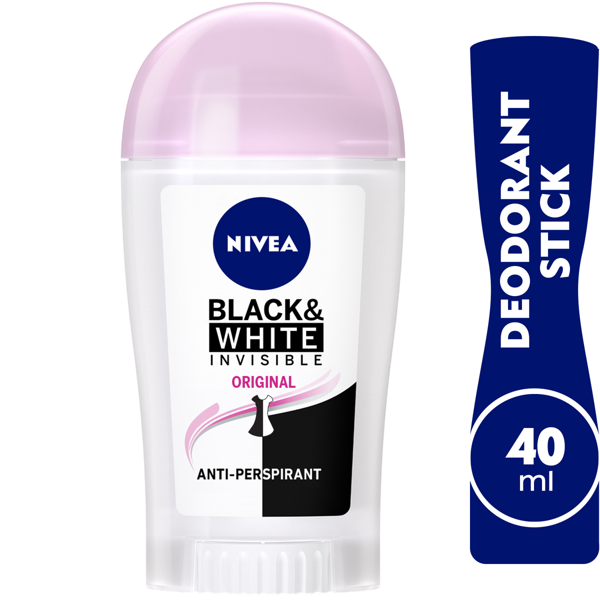 Nivea Deodorant Stick Invisible Black & White Invisible 40 ml