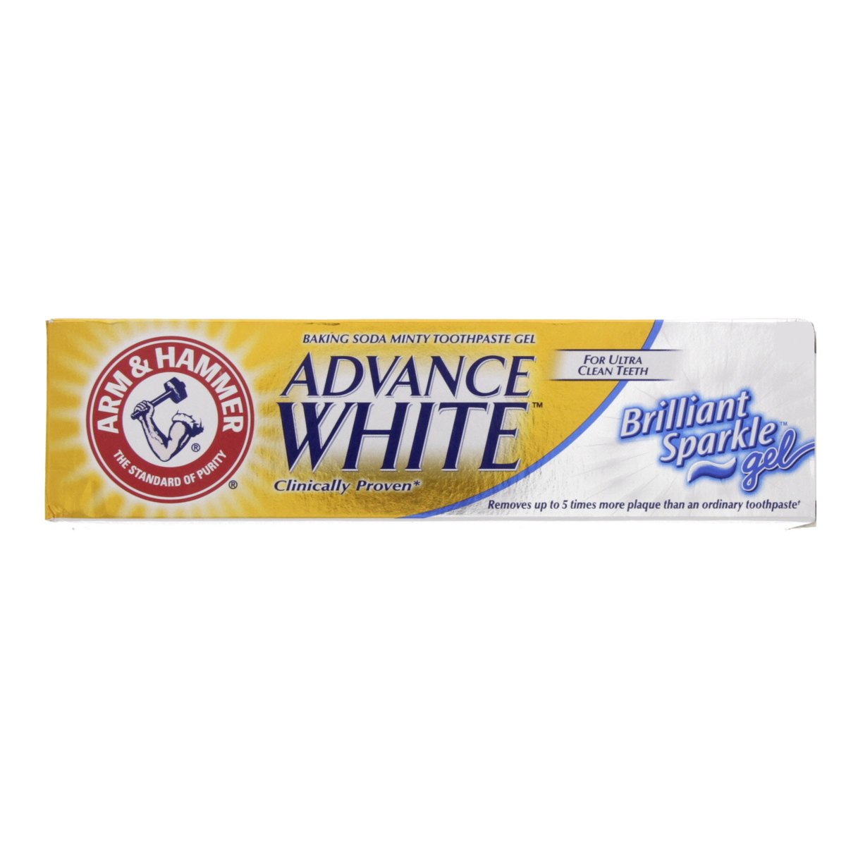 Arm And Hammer Toothpaste Advance White Brilliant Sparkle Gel, 115 g