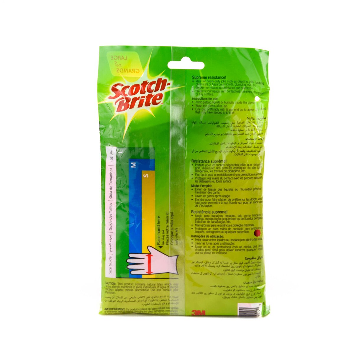 Scotch Brite Extra Heavy Duty Outdoor Hand Gloves Large 1 Pair