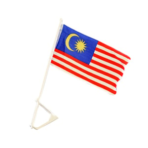 Quality Car Flag Malaysia 6’’x12’’