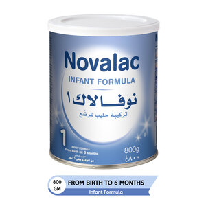 Novalac Stage 1 Infant Formula From 0-6 Months 800 g