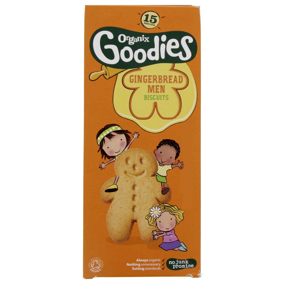 Organix Goodies Ginger Bread Men Biscuits 135 g
