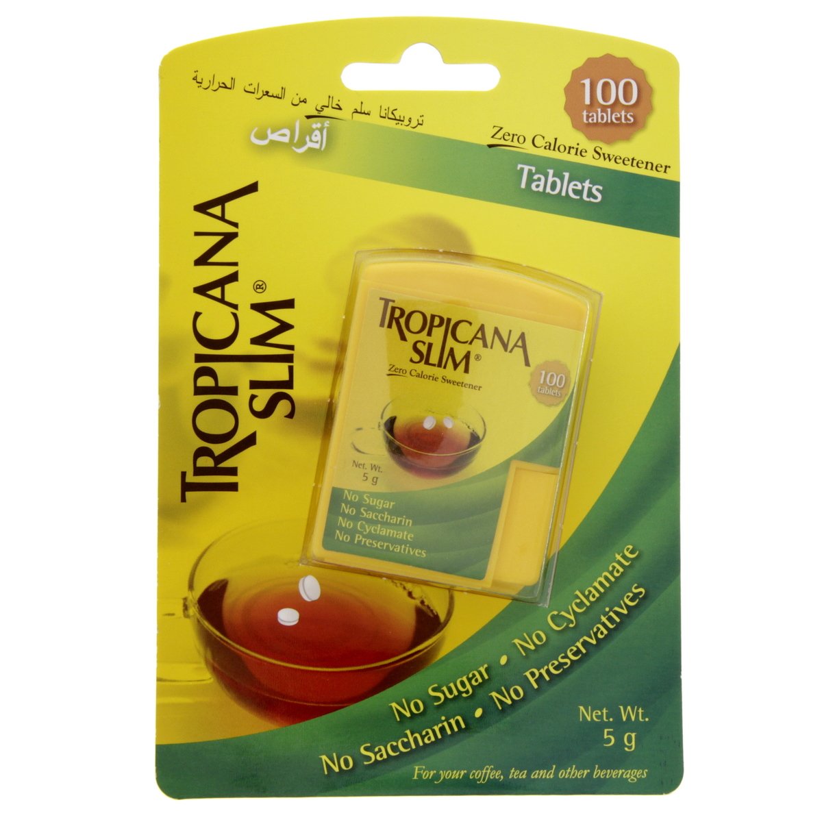 Tropicana Slim Zero Calorie Sweetener Tablets 100 pcs