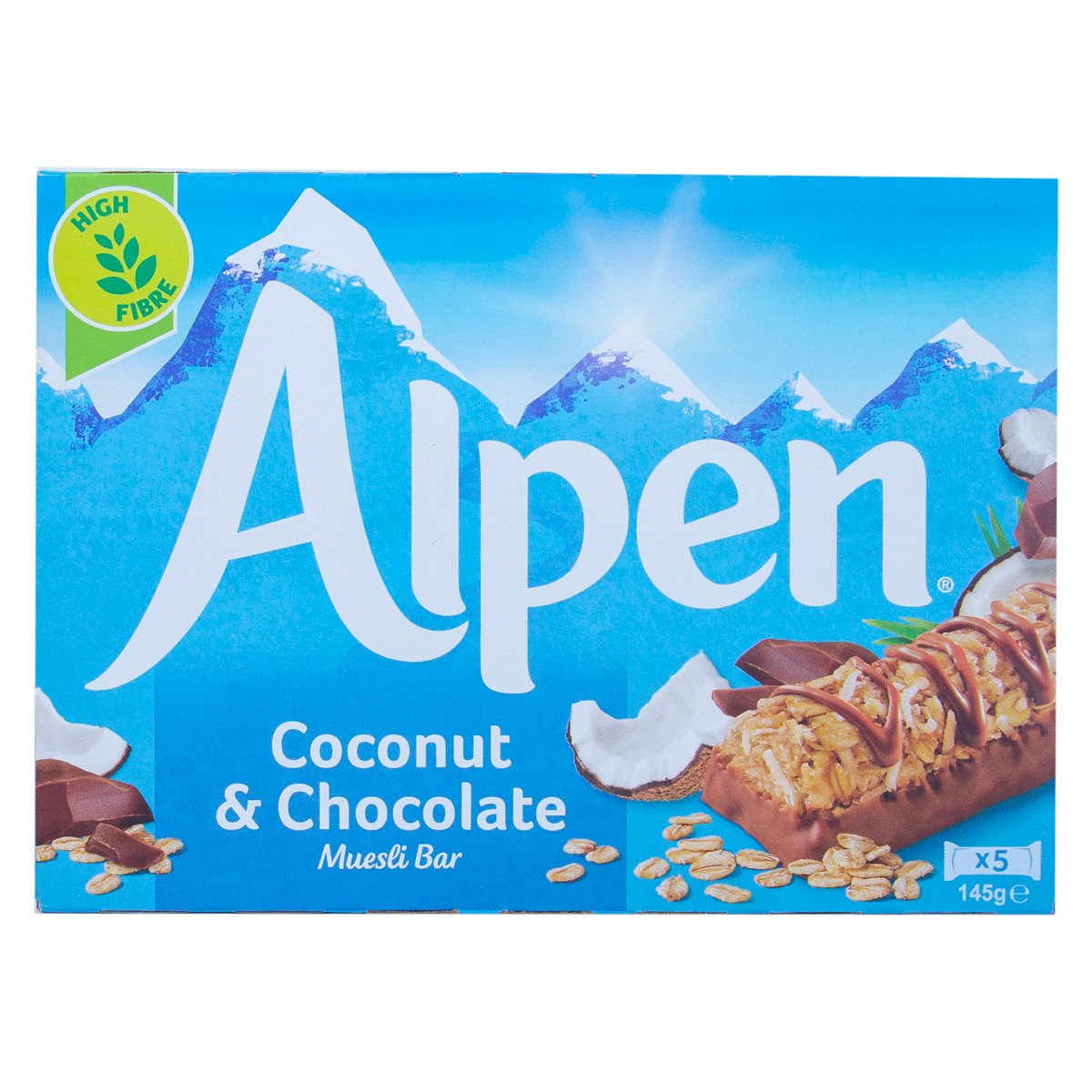 Alpen Coconut & Chocolate Muesli Bar 5 x 29 g