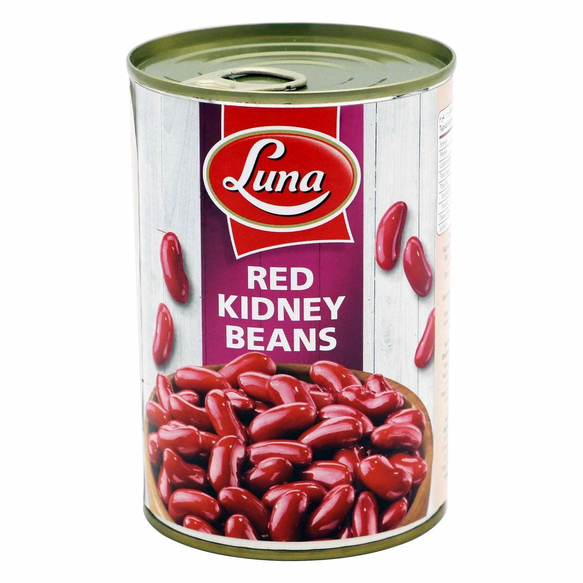 اشتري قم بشراء لونا فاصوليا حمراء 400 جم Online at Best Price من الموقع - من لولو هايبر ماركت Canned Beans في السعودية