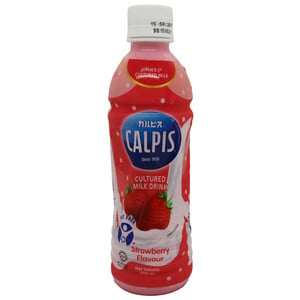 Calpis Less Sugar With Fiber Strawberry 350ml