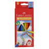 Faber-Castell Junior Triangular Extra Thick Color Pencils 10 Pieces