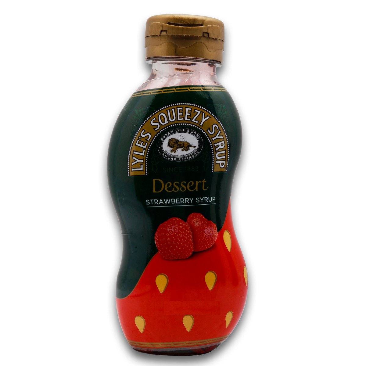 Lyle's Squeezy Syrup Strawberry 325 g