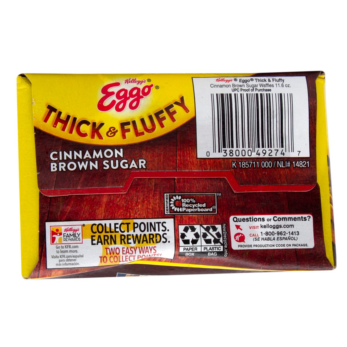 Kellogg's Eggo Thick And Fluffy Cinnamon Brown Sugar Waffles 330 g