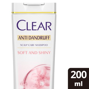 Clear Women's Soft & Shiny Anti-Dandruff Shampoo 200ml