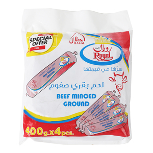 Royal Beef Mince 4 x 400g