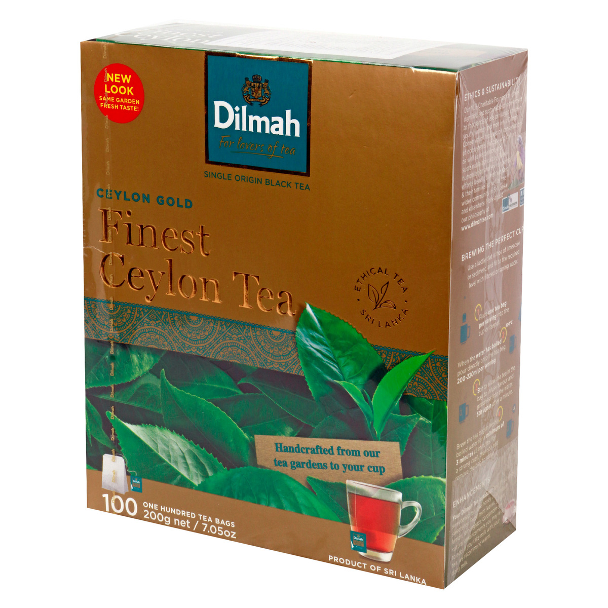 Dilmah Finest Ceylon Teabags 100 pcs