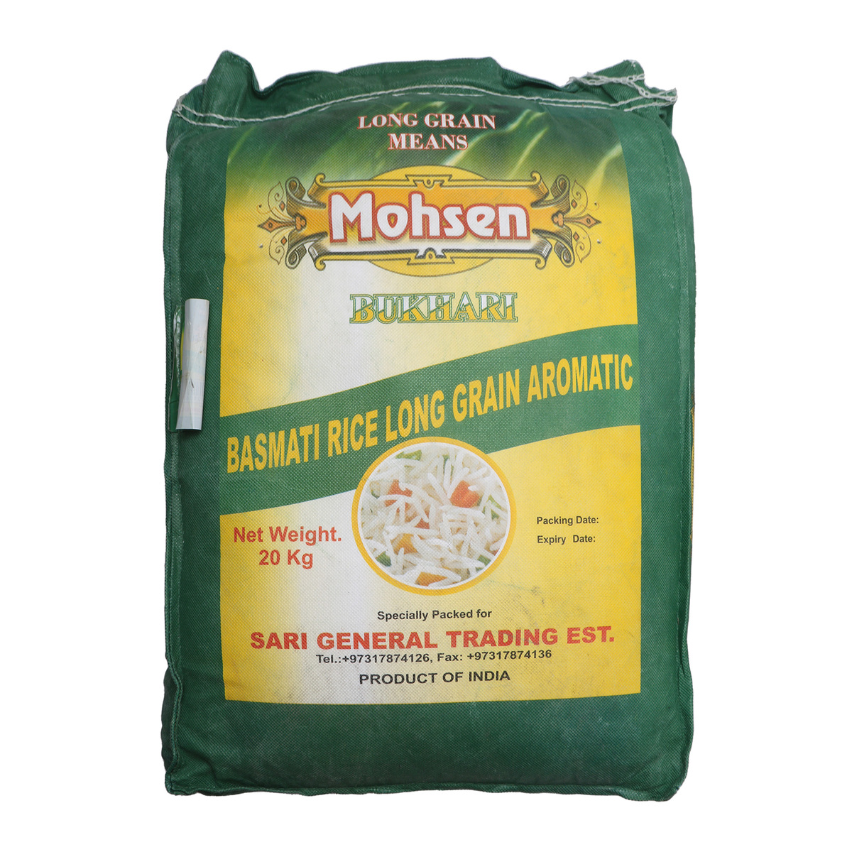 Mohsen Long Grain Sella Rice 20kg