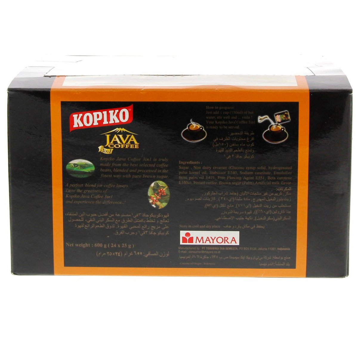 Kopiko Java Coffee 3in1 24 x 25 g