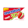 Mentos 3D Strawberry, Apple, Raspberry Flavoured Chewing Gums 33 g
