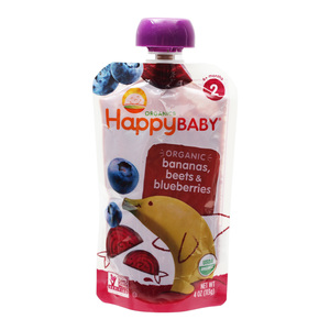 Happy Baby Organic Bananas, Beets & Blueberries 113g