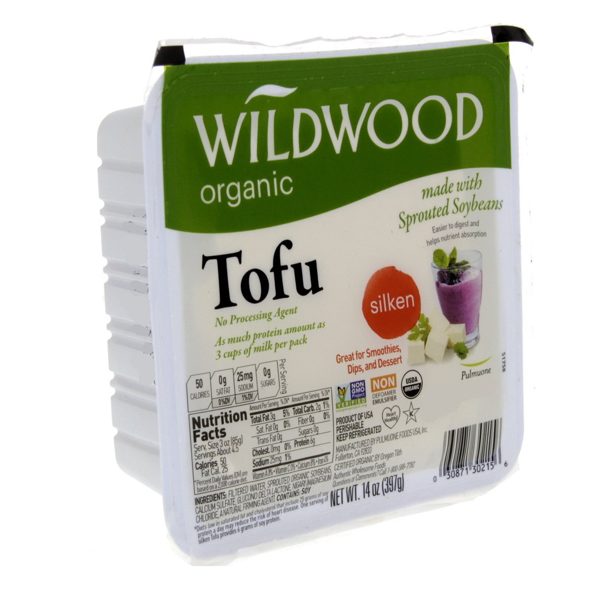 Wild Wood Organic Tofu Silken 397 g