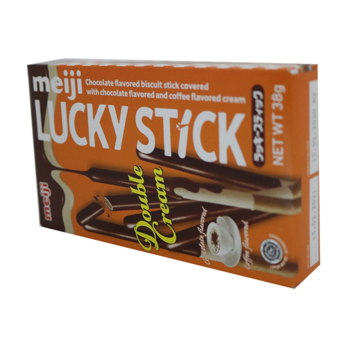 Meiji Lucky Stick Double Cream 38g