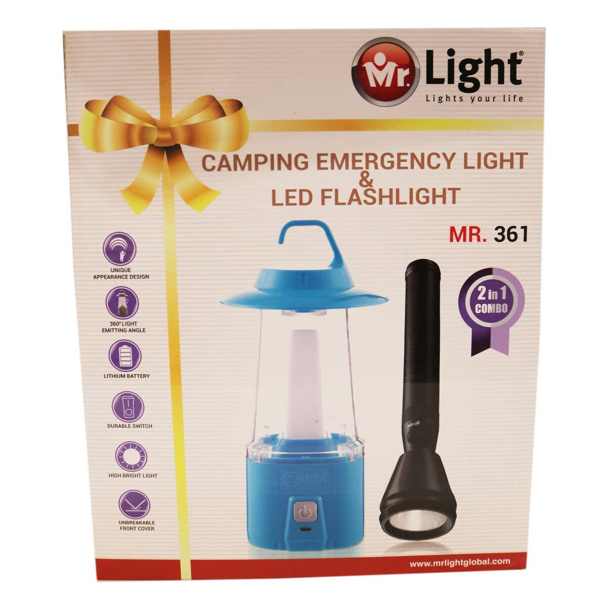 Mr Light Emergency + Torch Combo MR361