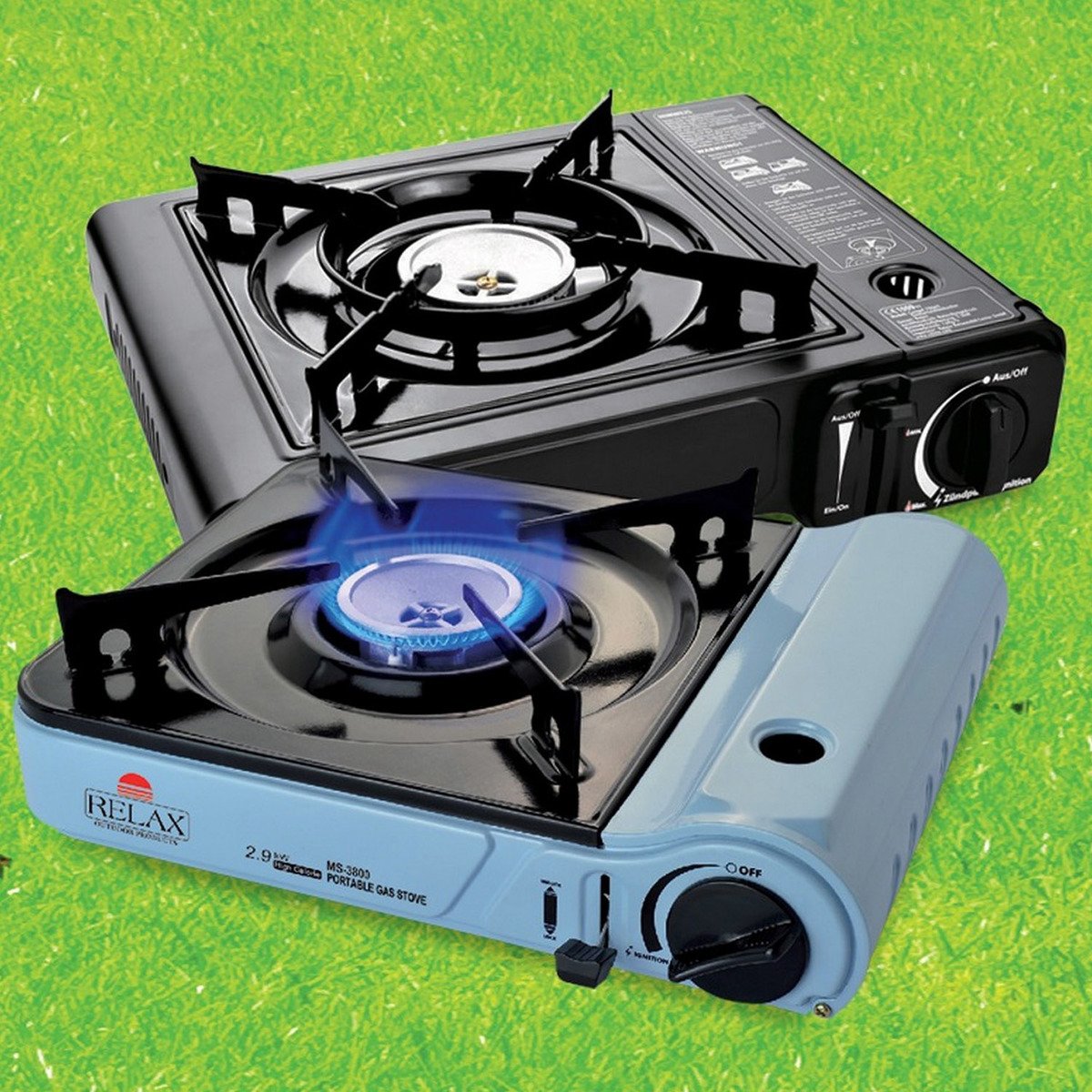 Relax Portable Gas Stove MS-2500 Assorted 1Piece Online at Best Price, BBQ  Gas, Lulu Kuwait price in UAE, LuLu UAE