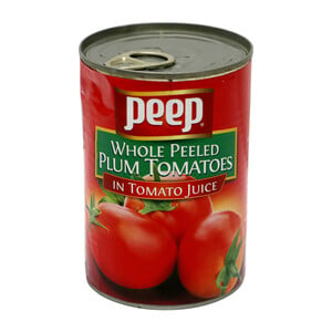 Peep Whole Peeled Plum Tomatoes 400g