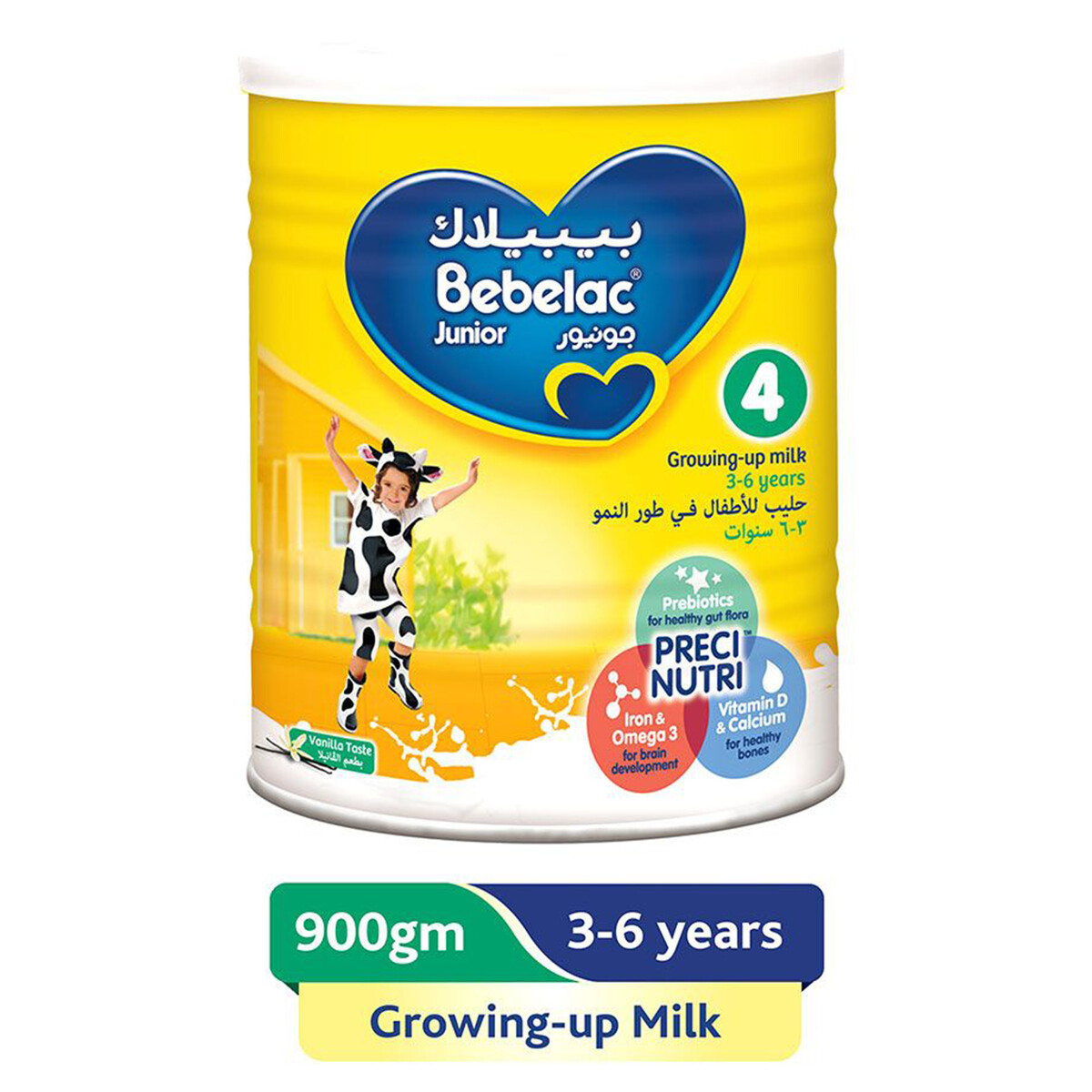 Bebelac Junior Growing Up Milk Stage 4 From 3-6 Years 900g