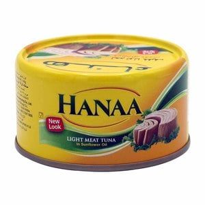 Hanna Light Meat Tuna In Sunflower Oil 185g