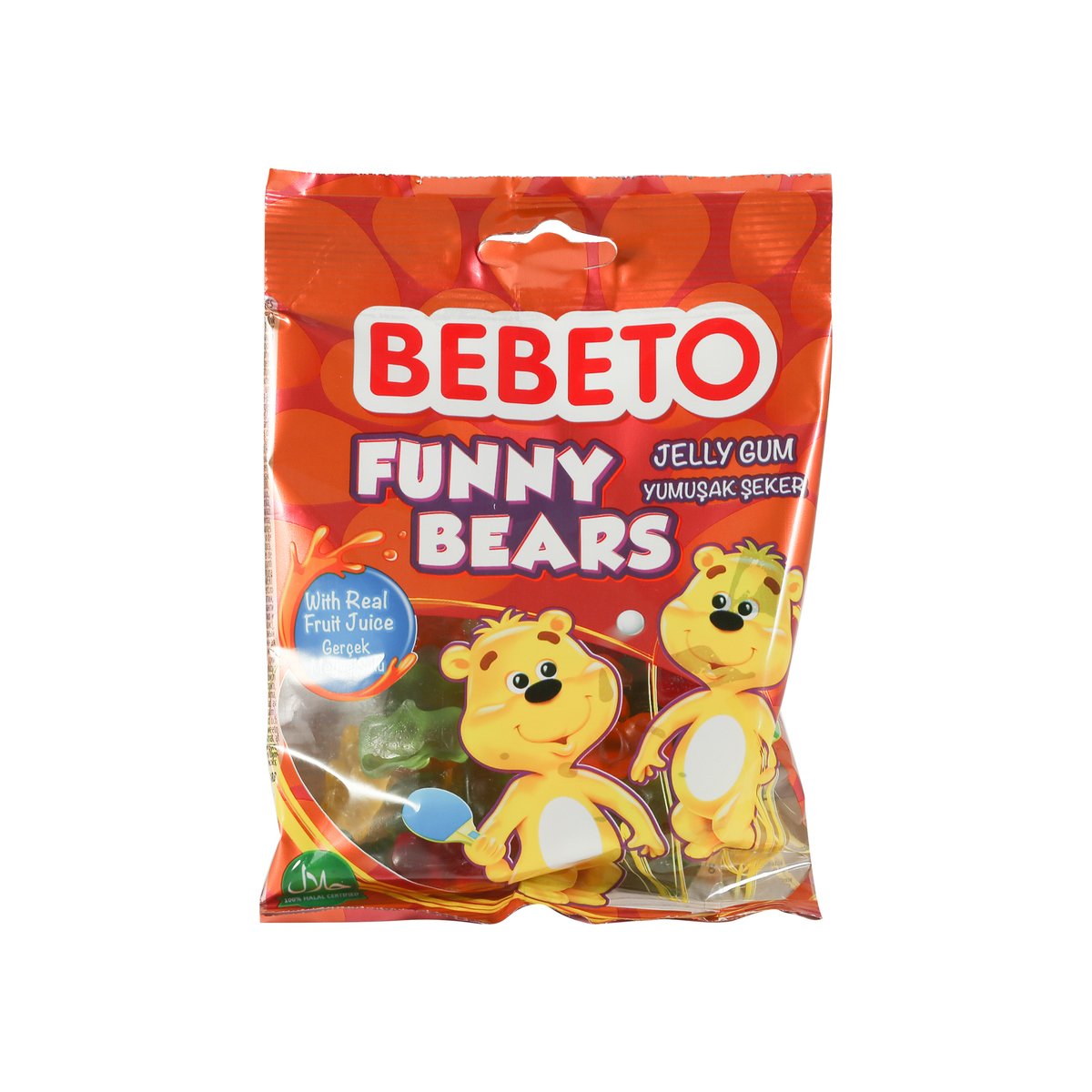 Bebeto Funny Bears Jelly Gum 80g