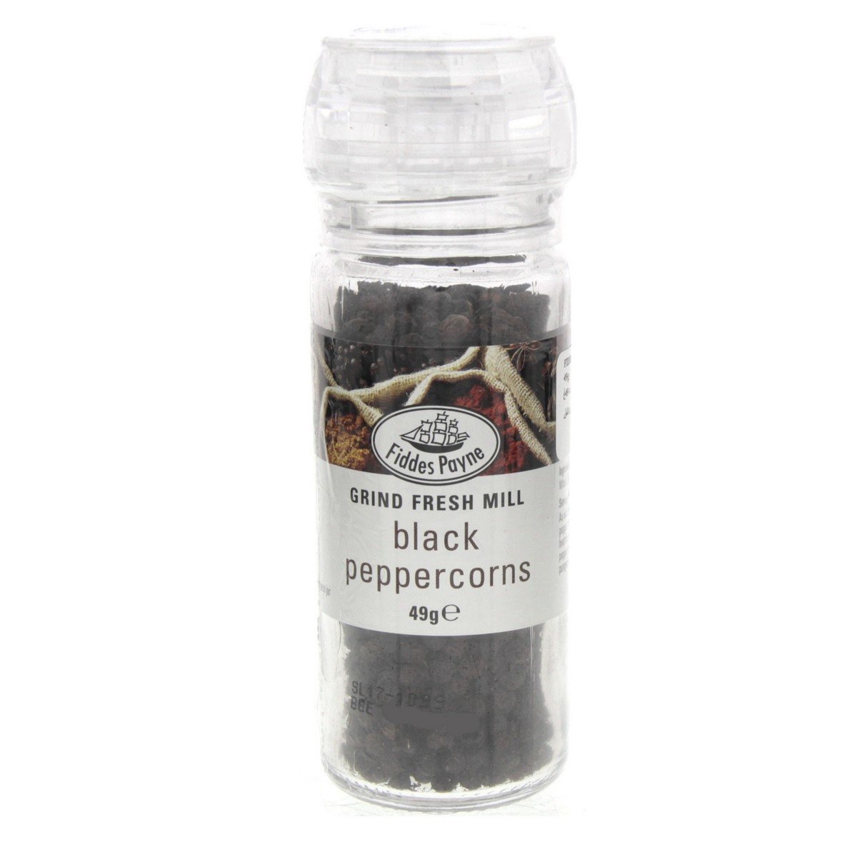 Fiddes Payne Black Peppercorns 49 g