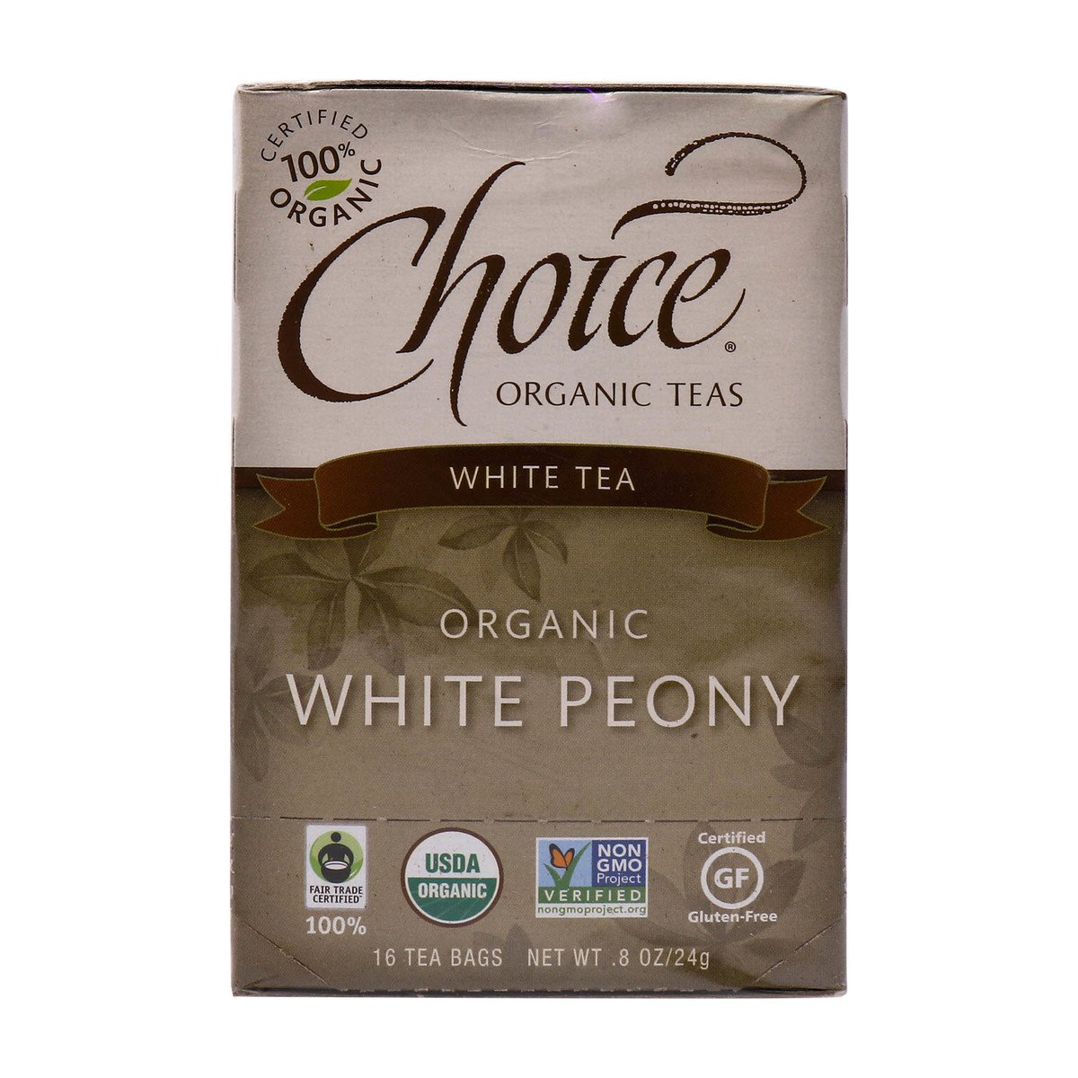 Choice Organic White Peony Tea 16 pcs