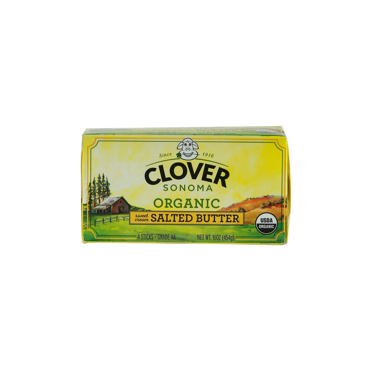 Clover Organic Salted Butter 454 g