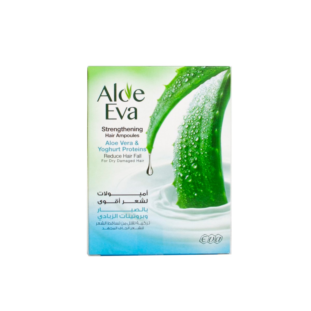 Aloe Eva Strengthening Hair Ampoules Aloe Vera And Yoghurt Proteins 4 pcs