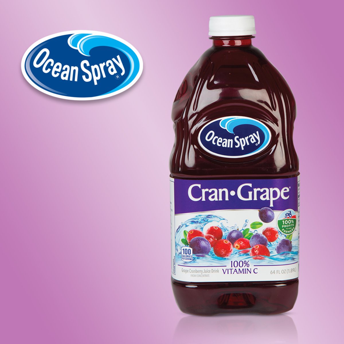 Ocean Spray Grape & Cranberry Juice Drink 1.89 Litres