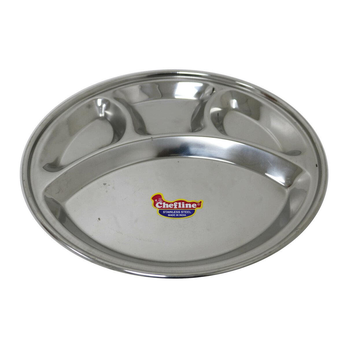 Chefline Stainless Steel Mess Thali No.13 Ind