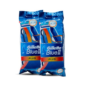 Gillette Disposable Razor Blue 2 Plus 2 x 10pcs