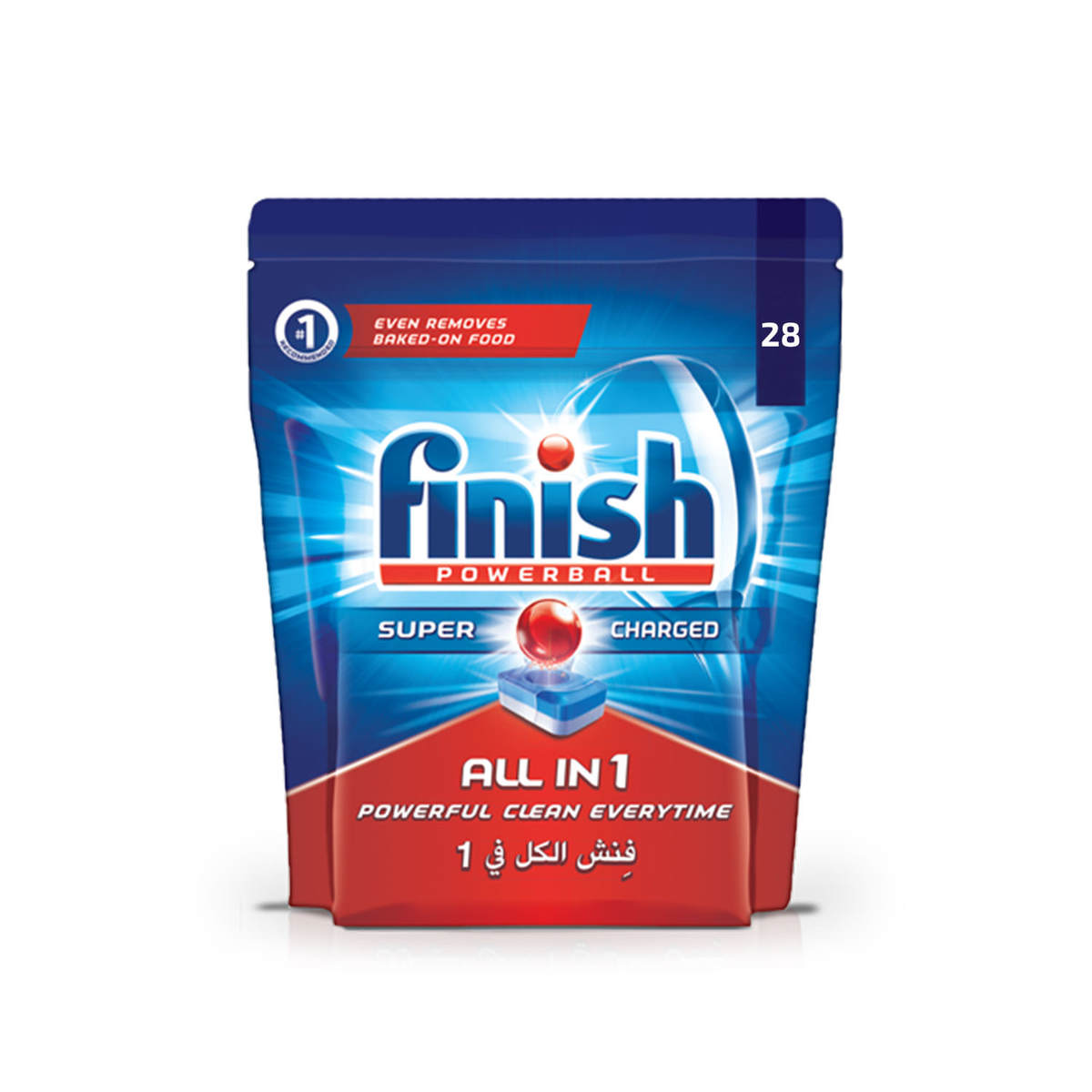 Finish All In One Finish Power Ball 28Tabs 448g