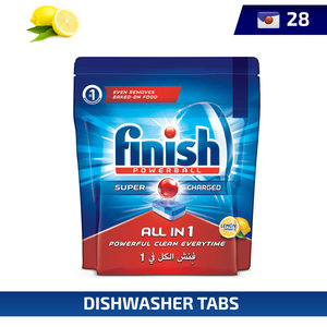 Finish Dishwasher Detergent  Tabs Lemon 28Tabs 448g