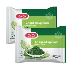 LuLu Frozen Chopped Spinach 2 x 400 g