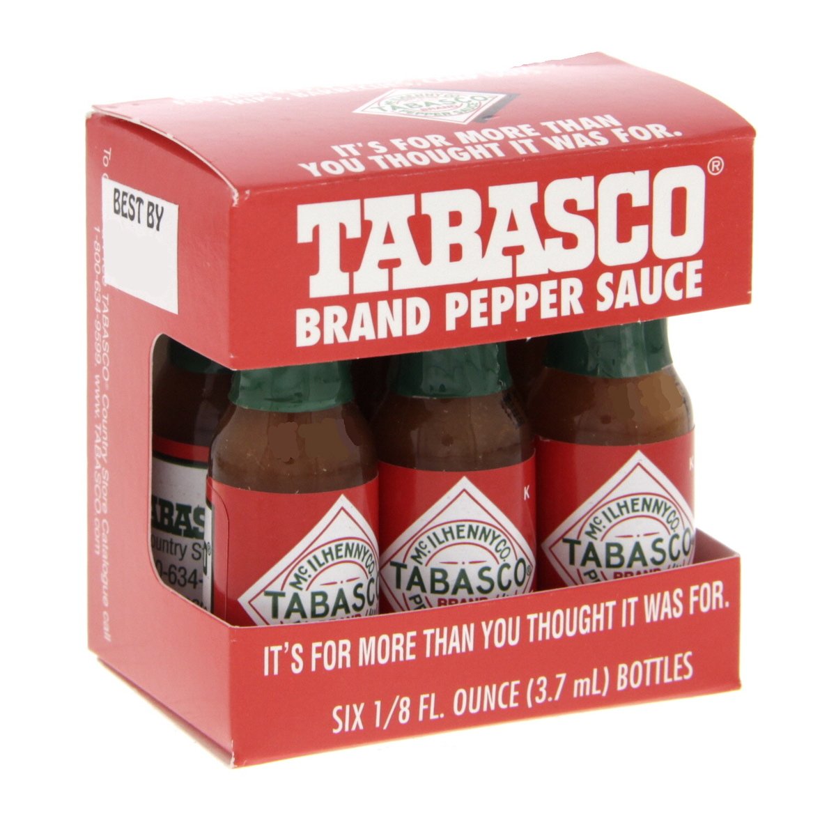 Tabasco Pepper Sauce 6 x 3.7ml
