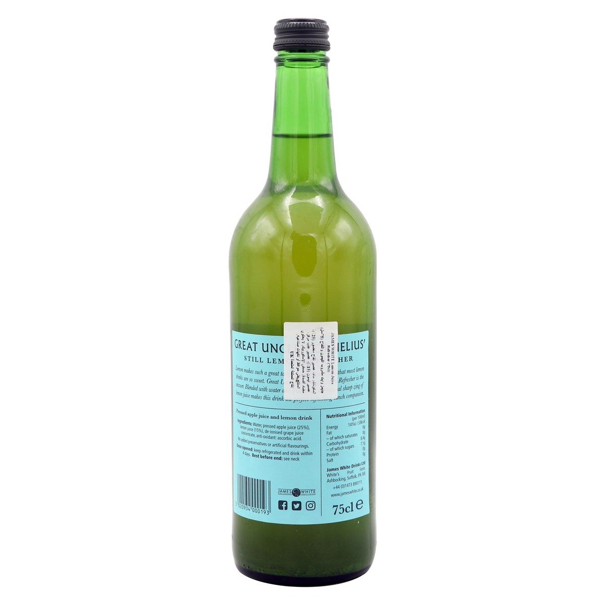 James White Lemon Refresher Juice 750ml