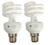 Ge Energy Saving Spiral CFL Bulb 20W-B22 2pcs