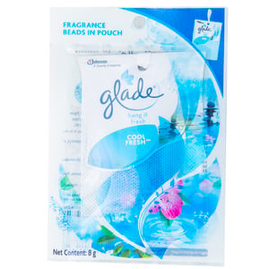 Glade Hang It Cool Fresh Fragrance Beads In Pouch 8g