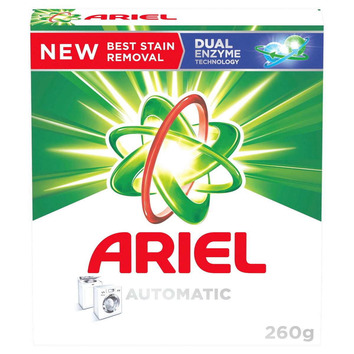 Buy Ariel Automatic Powder Laundry Detergent Original Scent 260g Online at Best Price | Front load washing powders | Lulu UAE in Kuwait