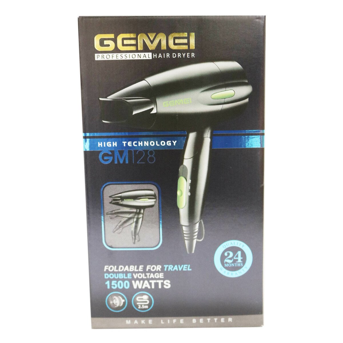 Gemei Hair Dryer GM128 1500W