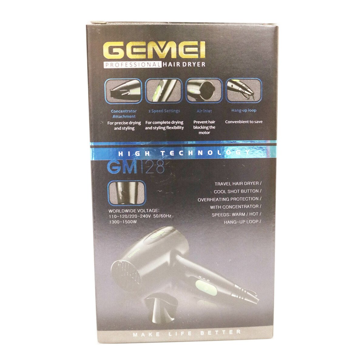 Gemei Hair Dryer GM128 1500W