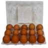 Baledi Grade A Brown Premium Eggs Large 15 pcs