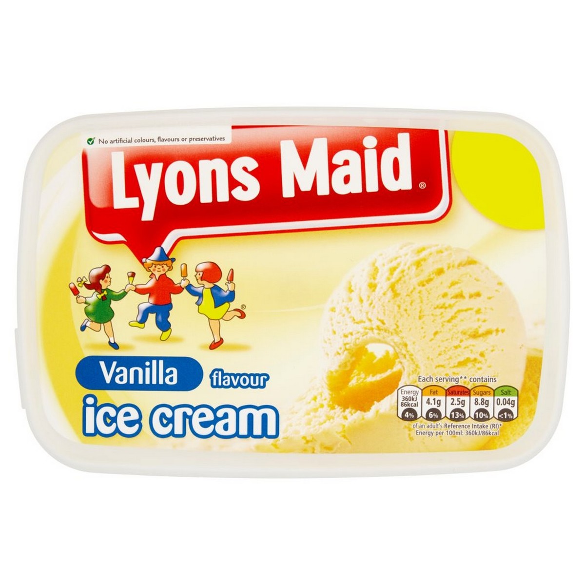 Lyons Maid Vanilla Ice Cream 2Litre