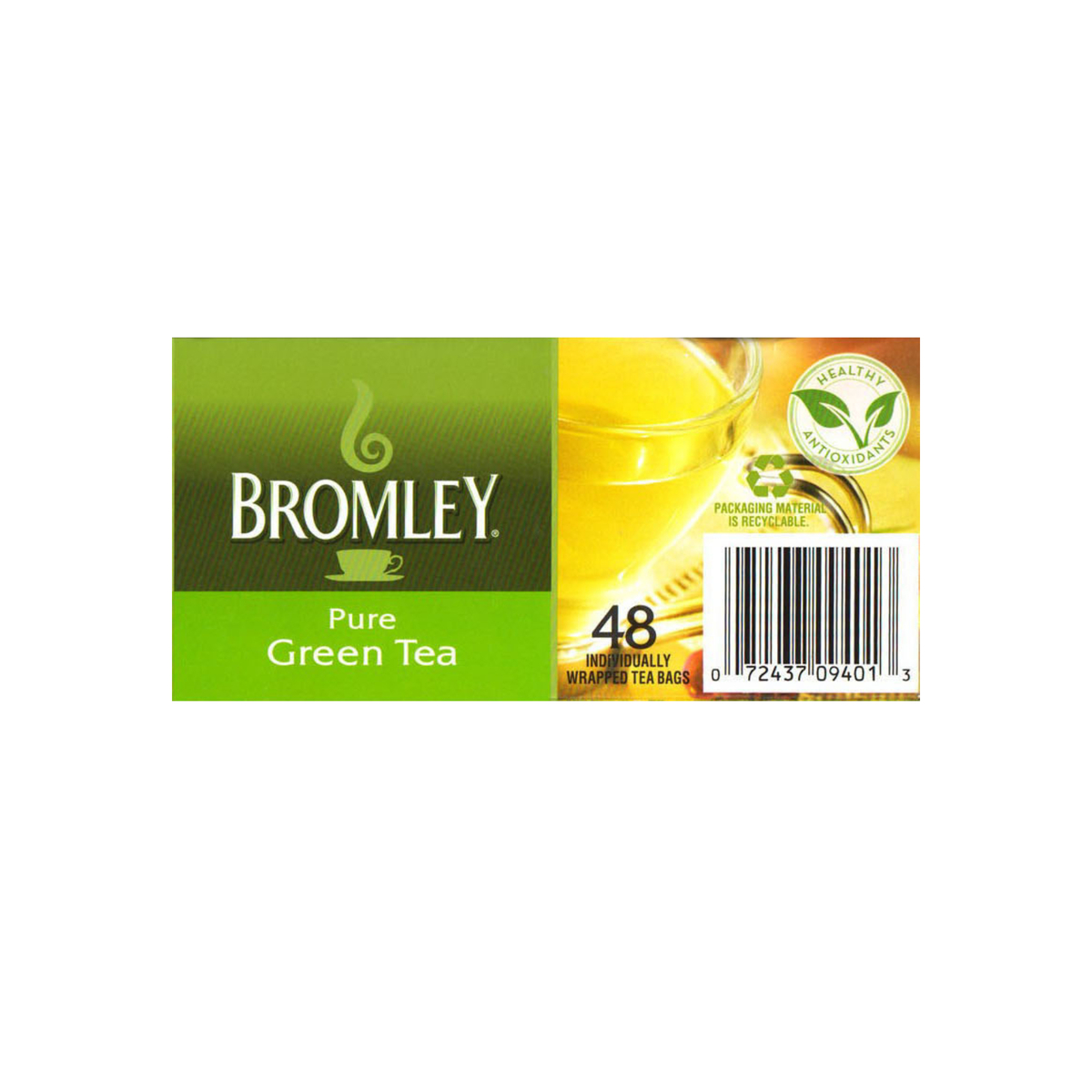 بروملي شاي أخضر نقي 48 كيس